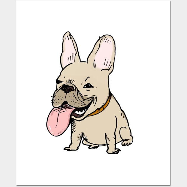 French Bulldog Wall Art by Coffee Squirrel